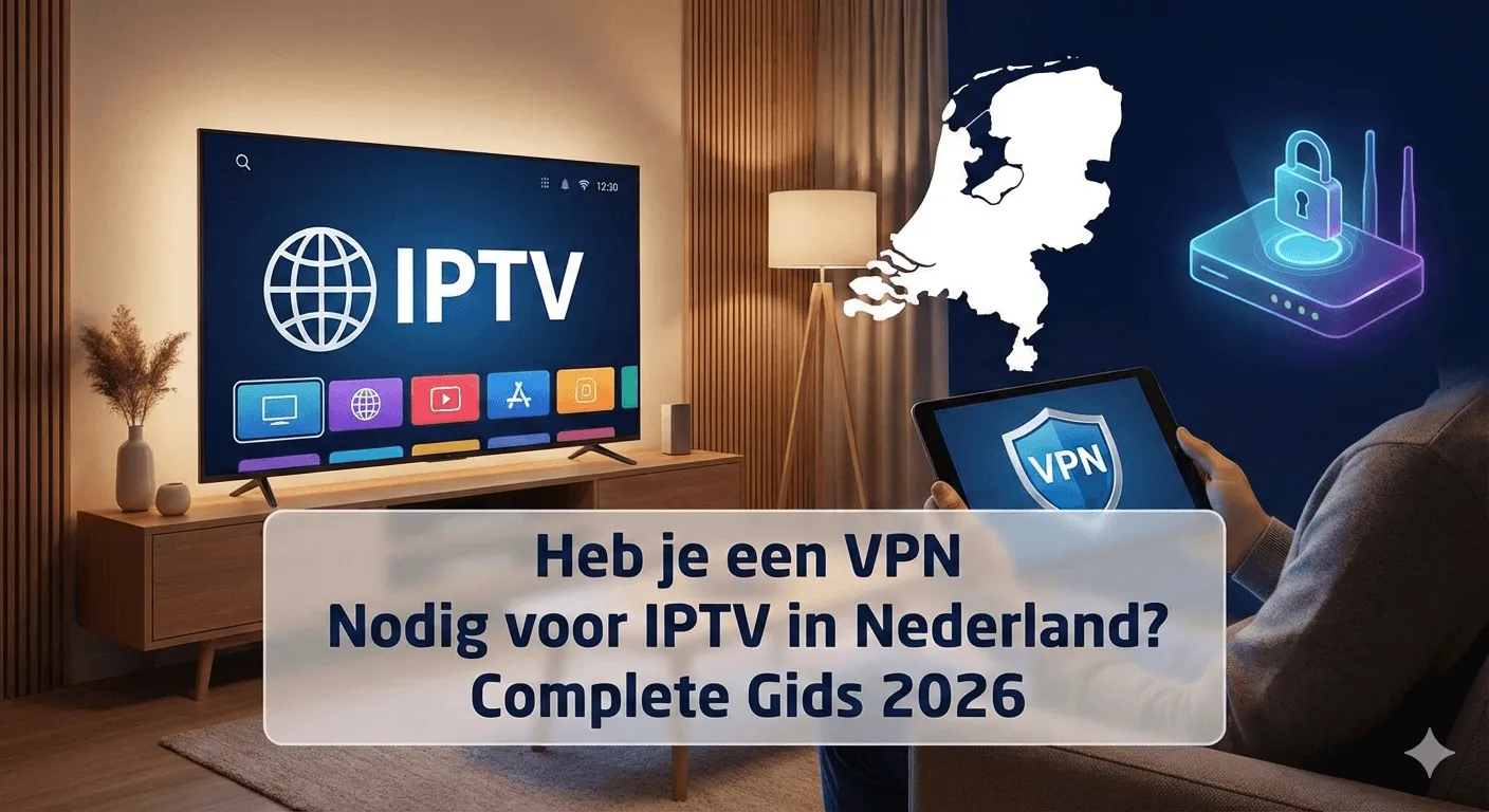 VPN gebruiken voor IPTV in Nederland - IPTVMax
